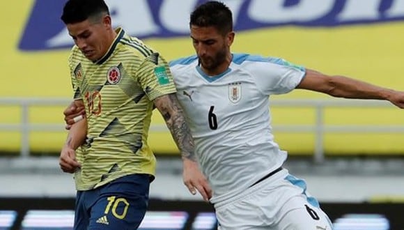 Colombia cayó 3-0 ante Uruguay en Barranquilla. (Foto: ESPN)