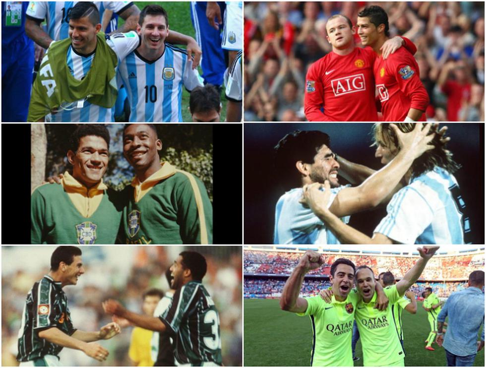 Día de San Valentín: las mejores parejas del fútbol mundial (Getty Images).