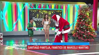 Enorme gesto: Marcelo Martins se disfrazó de Papá Noel y sorprendió a niño [VIDEO]