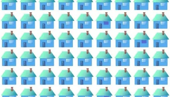 Tienes que encontrar las 5 casas diferentes al resto en la imagen. (Foto: Temario Lunático)