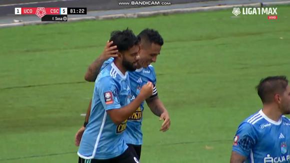 Gol de Leandro Sosa para el 5-1 de Sporting Cristal sobre Unión Comercio. (Video: Liga 1 MAX)