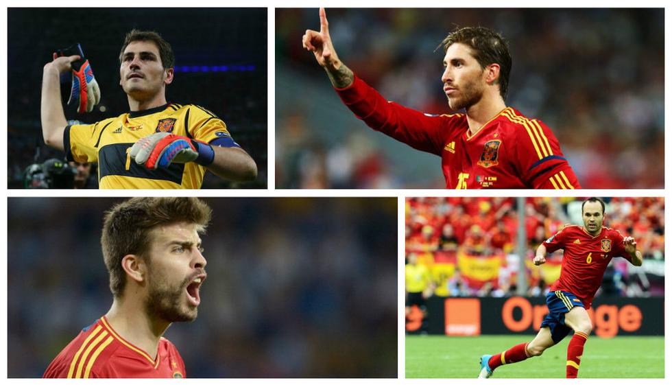 Los jugadores españoles que podrían salir campeones nuevamente, como en la Eurocopa del 2012 (Getty).