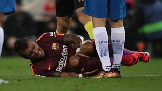 ¿Se encienden las alarmas? Paulinho salió lesionado en duelo de Barcelona por Copa del Rey