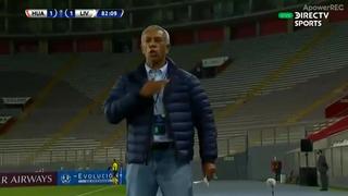 Sacó pecho: Wilmar Valencia y su intercambio de palabras con el DT de Liverpool por Copa Sudamericana [VIDEO]