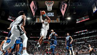 San Antonio Spurs vencieron 107-99 a los Timberwolves en su debut en la NBA