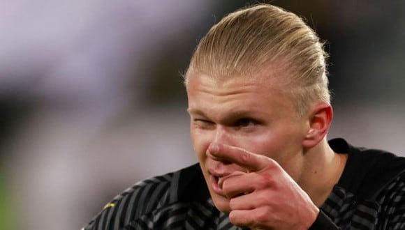 Erling Haaland tiene contrato con el Borussia Dortmund hasta el 2024. (Foto: AFP)