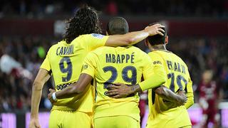 La MCN explota en Francia: PSG venció 5-1 a Metz con goles de Mbappé, Cavani y Neymar por Ligue 1