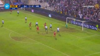 Alianza Lima: Daniel Prieto le negó el gol del empate a Luis Tejada (VIDEO)