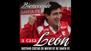 Gustavo Costas es el nuevo técnico de Santa Fe, según confirmó el club