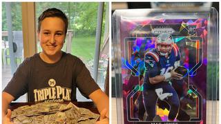 El adolescente de 13 años que vendió una tarjeta rara de fútbol americano por 175.000 dólares