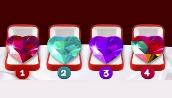 TEST VISUAL | En esta imagen hay varios diamantes con forma de corazón. Escoge uno. (Foto: namastest.net)
