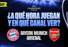 En qué canal ver Bayern Munich vs. Arsenal por Champions League
