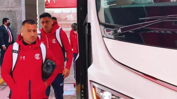 Atlas vs. Toluca: así fue la llegada de los 'Diablos Rojos' al Estadio Nemesio Díez (Video: @TolucaFC).