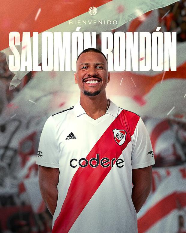 Salomón Rondón fue presentado oficialmente como nuevo fichaje de River Plate. (Imagen: River Plate)