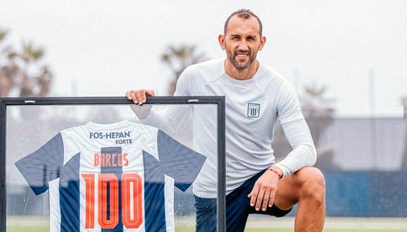 Hernán Barcos cumplió 100 partidos con Alianza Lima (Foto: Instagram)