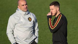 Roberto Martínez, técnico de Bélgica: “Hazard no ha tenido suerte en el Real Madrid”