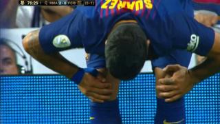 Se encienden las alarmas en Uruguay: Luis Suárez terminó lesionado en el partido por la Supercopa de España