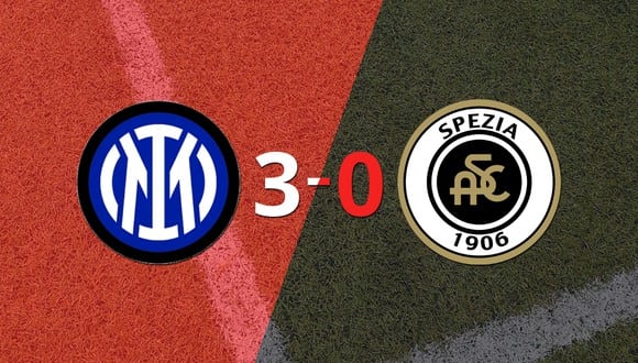 Inter liquidó en su casa a Spezia por 3 a 0