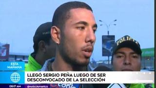 Selección Peruana: Sergio Peña llegó a Lima y dijo que pronto le tocará jugarse su revancha [VIDEO]