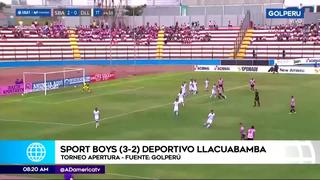 Sport Boys supera 3-2 a Deportivo Llacuabamba en inicio del Apertura
