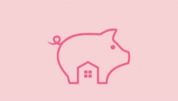En esta imagen hay dos opciones: el cerdo y la casa. ¿Qué viste primero? (Foto: MDZ Online)