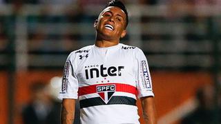 Felicidad a medias: Christian Cueva falló penal con Sao Paulo y no pudo evitar derrota