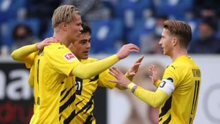 ¡Pedazo de delantero! Haaland anotó golazo de ‘sombrerito’ en el derby Dortmund vs. Schalke por Bundesliga [VIDEO]