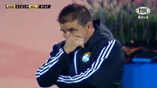 Desolado: Claudio Vivas y su reacción ante el segundo gol de Godoy Cruz frente a Sporting Cristal [VIDEO]