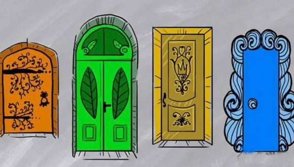 TEST VISUAL | En esta imagen puedes apreciar varias puertas. Debes elegir una. (Foto: namastest.net)
