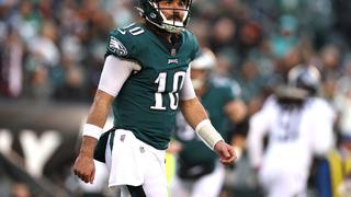 Paliza de los Eagles ante los Giants: victoria 38-8 en casa y a la final de la Conferencia