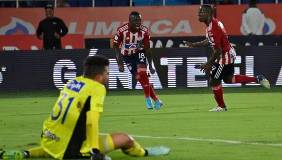 Junior y Millonarios se enfrentaron por la Liga BetPlay en el Estadio Metropolitano de Barranquilla. (Foto: Twitter)