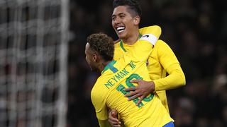 Brasil venció en un partido de mero trámite a Uruguay en Wembley