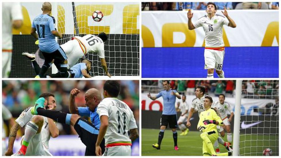 Así se vive el México vs. Uruguay por la Copa América Centenario. (AP/AFP)