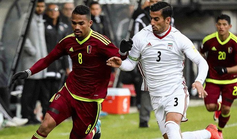 Venezuela sacó un empate ante Irán Doha con gol de Machís en el primer tiempo por un Amistoso Internacional 2018.