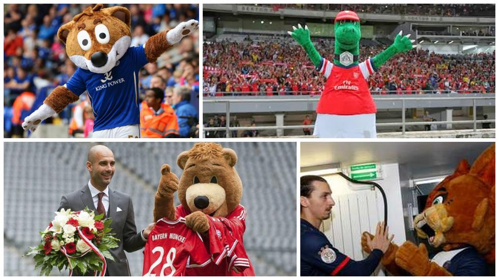 Las mascotas más divertidas de los principales equipos.