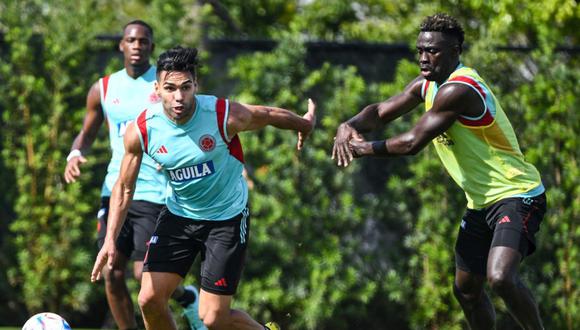 Radamel Falcao durante el entrenamiento de la Selección de Colombia en Miami (Foto: @FCFSeleccionCol)