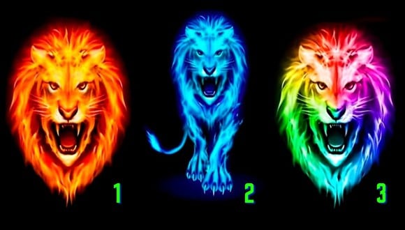 Elige uno de los leones en este test visual y descubre si eres valiente (Foto: Pinterest).