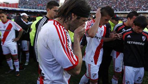 El 26 de junio de 2011 River Plate empató 1-1 con Belgrano de Córdoba en el estadio Monumental y perdieron la categoría por primera vez en la historia. (Foto: AFP)