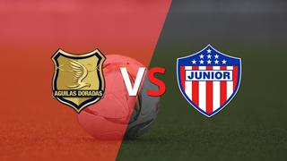 Termina el primer tiempo con una victoria para Águilas Doradas Rionegro vs Junior por 1-0