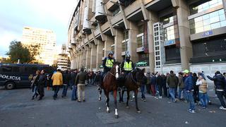 Ni en Champions League: el impresionante resguardo policial para el River vs. Boca en el Bernabéu
