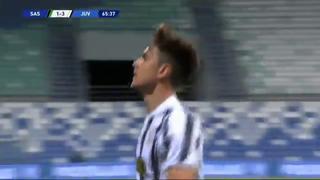 Al club ‘centenario’: Dybala anota su gol 100 y coloca el 3-1 de Juventus vs. Sassuolo [VIDEO]