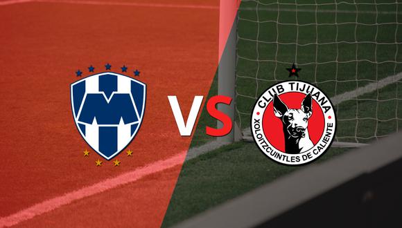 Termina el primer tiempo con una victoria para CF Monterrey vs Tijuana por 1-0