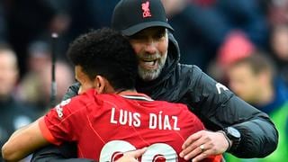 Jürgen Klopp encantado con Luis Díaz: “No había visto a alguien así antes”