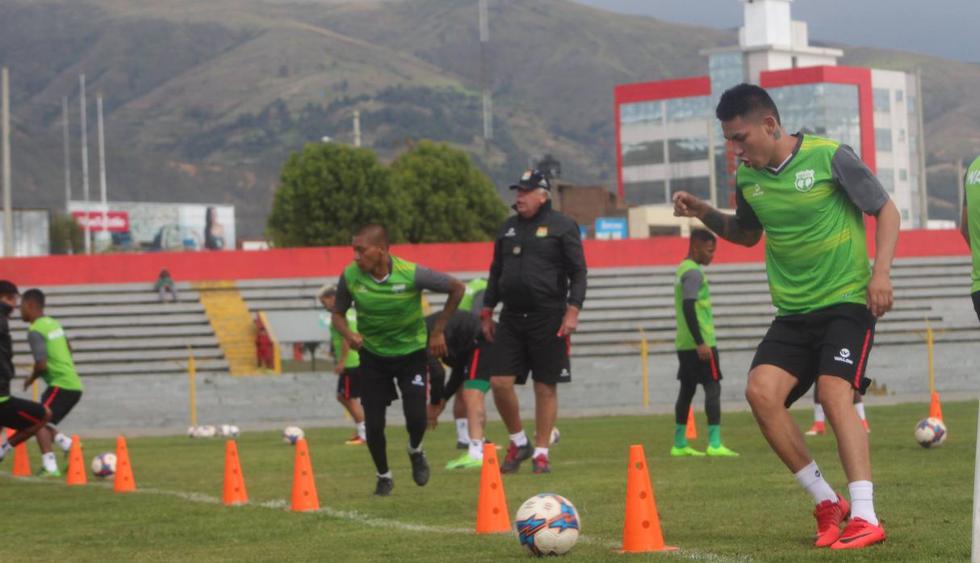 Jean Deza trabaja fuerte en la pretemporada de Sport Huancayo. (S. Huancayo oficial)