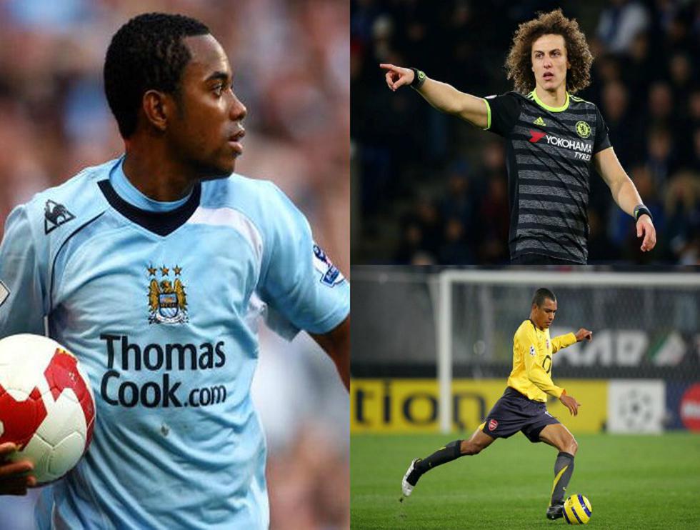 Estos son algunos de los jugadores brasileros que jugaron en la Premier League. (Getty Images)