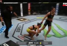 El ‘fail’ del UFC 257: Marina Rodriguez pensó que su pelea había terminado y celebró antes de tiempo [VIDEO]