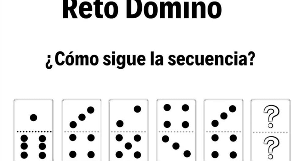 Which domino is next?  Complete the sequence and solve the math challenge  Mexico