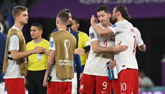 Polonia perdió premio por ir a octavos de final en Qatar 2022. (Foto: AFP)