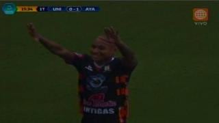 Universitario: Diego Chávez provocó penal y Ayacucho FC anotó el 1-0