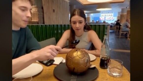 Mostró lo que cuesta comer en el restaurante de Lionel Messi y generó opiniones divididas. (Foto: @monismurf / TikTok)